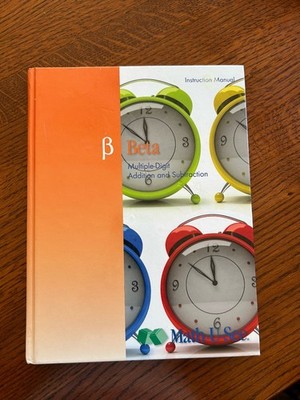 Math U See Beta Instruction Manual - Hardcover By Steven P. Demme - GOOD