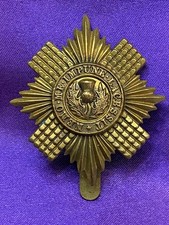 Genuine WW1/2 The Scots Guards GM Cap Star Badge w/slider
