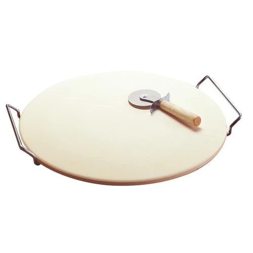Goodcook Oven To Table Ceramic Stoneware Pizza Stone With Metal Rack,
