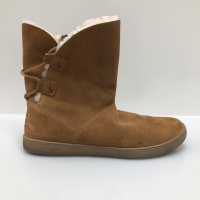 Koolaburra By UGG Boots Womens Size 8 Brown Suede Shearling Lined Winter 1019361