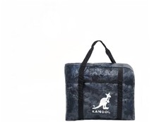 Kangol Camouflage Blue Foldable Water-Repellent Travel Bag with Classic Logo New