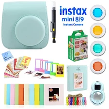 Deco Gear Accessories Pack for Fujifilm Instax Mini w/ Twin Pack Film (10 Shots)