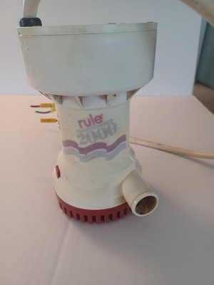 RULE 2000 GPH Marine Sump Pump 12 V DC