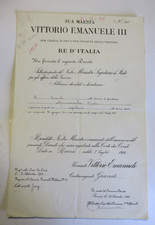 1914 REGIO ESERCITO ITALIANO - PROMOZIONE AL GRADO DI TENENTE ARMA DI FANTERIA