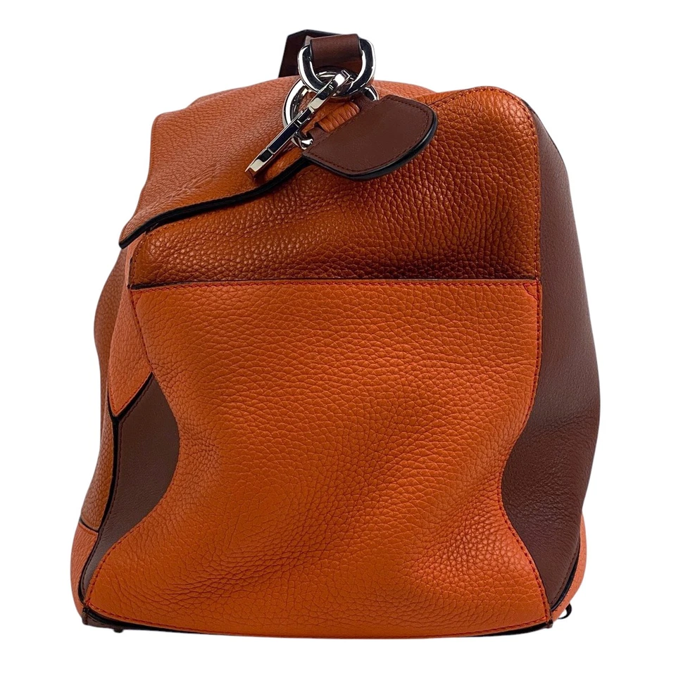 LOEWE Puzzle Bolso Extra Grande Anagrama Bolso de Hombro Cuero Naranja Mujer Foto 2 de 4