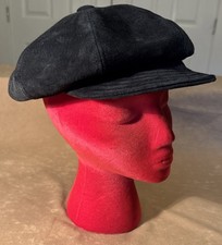 Solid Black Newsboy Caps for Men | eBay