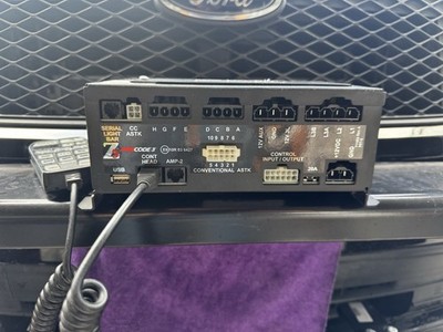 Code 3 10R-03 6427 Strobe Beacon Light Controller Black Control Box with Remote