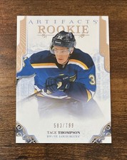 2017-18 Upper Deck Artifacts Rookie Redemptions /799 Tage Thompson #RED205 RC