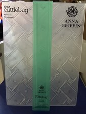 ANNA GRIFFIN RARE LARGE SIZE Cuttlebug Embossing Folder MATELASSE trim 5 x7