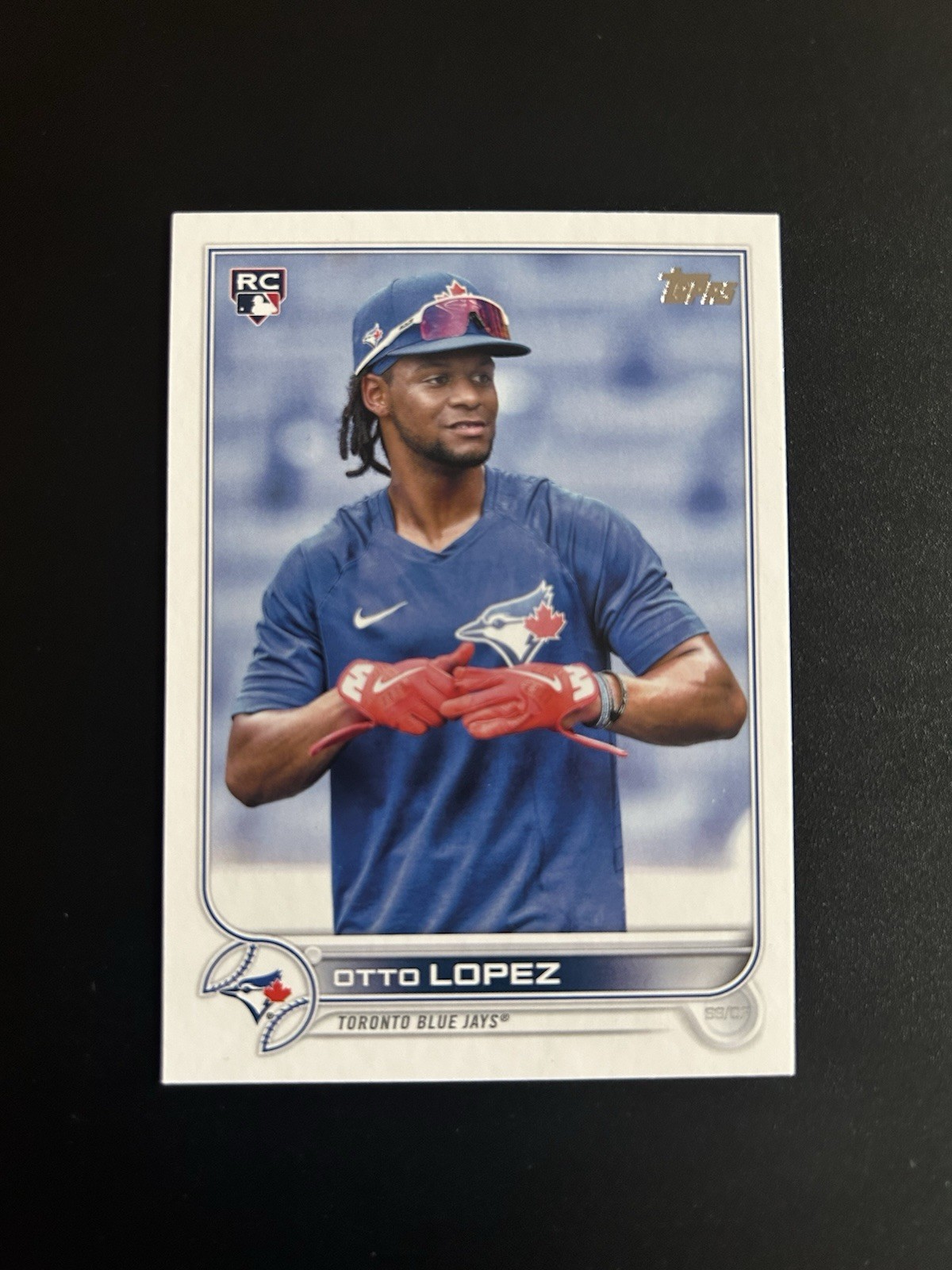 2022 Topps Series Two 2 Otto Lopez #422 (RC) SP Image Variation Toronto Miami