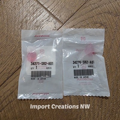 RARE NOS 1993-1997 Honda Del Sol 3rd Brake Light Screw Cover Set