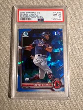 2022 Bowman Sapphire George Valera 1st Bowman PSA 10