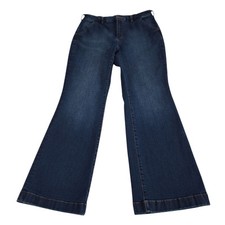 Duluth Trading Asset Management Jeans Womens 12 x 30-31" Blue High Rise 84823