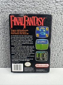 Final Fantasy (Nintendo system) COMPLETE NES GAME & BOX & MAP & MANUAL - TESTED