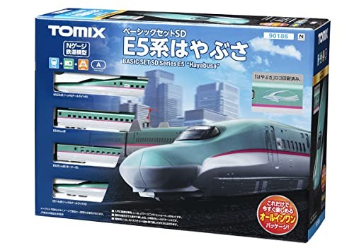 TOMIX Spur N Basic Set SD E5 Serie Hayabusa 90186 Eisenbahn Modell Starter Se... | Zustand: Neu