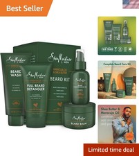 Beard Wash  Conditioning Oil Set with Shea Butter   Ultimate Hydration for Men