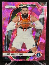 2024-25 Panini Prizm NBA Jonas Valanciunas #76 Washington Wizards Pink Ice Prizm