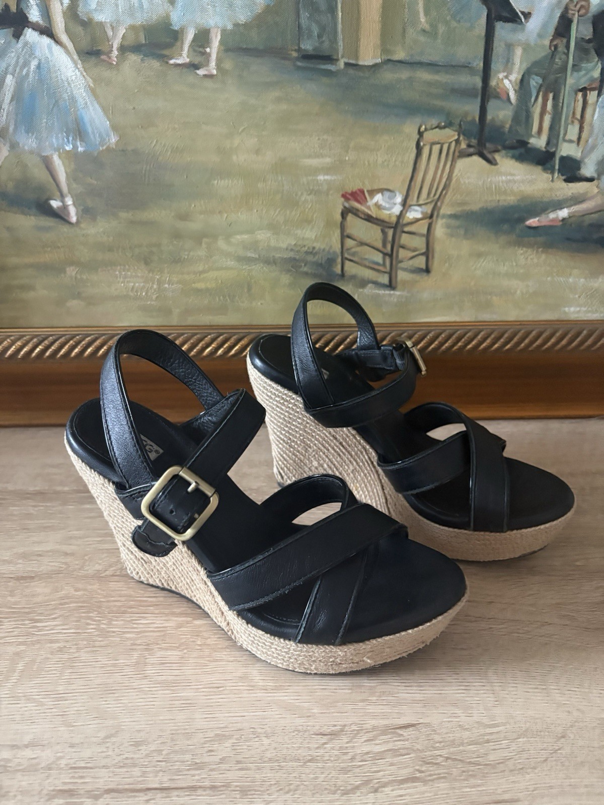 UGG Jackilyn strappy wedge sandals Size 7