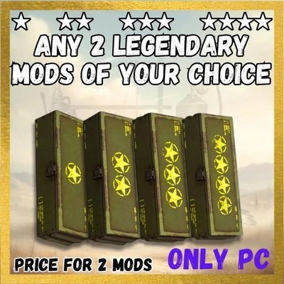 FALLOUT 76 PC Any 2 Legendary Mods