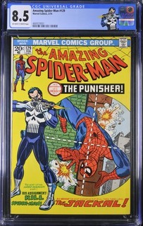 Amazing Spider Man #129 CGC 8.5 Incredible Looking Book 1st App of Punisher 1974