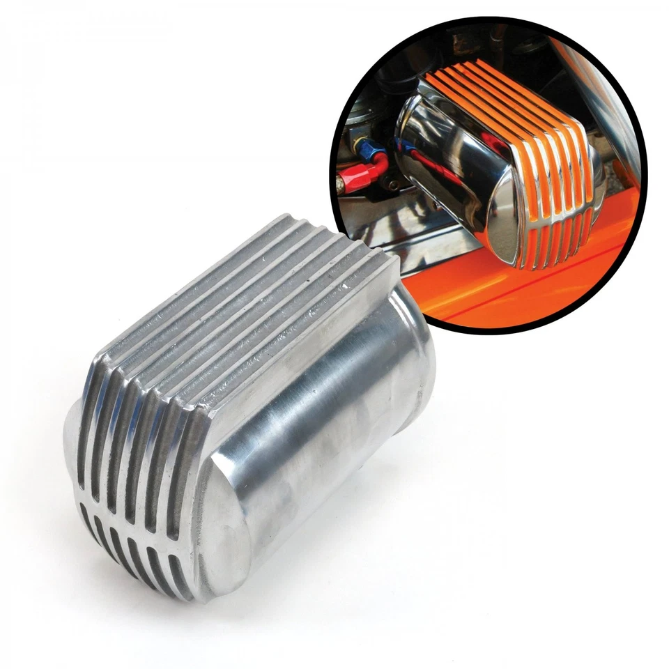 Finned Oil Filter Covers Chevy Ford   Fits Chrysler GM Chevrolet Dress UPMO  - Image 2 of 4