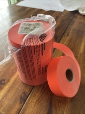 Monarch Avery Dennison ink Roller/ Fluorescent Orange Labels 1150 1160 1170 1185