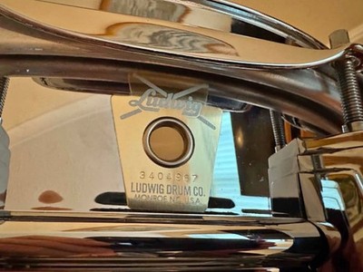 Ludwig Supraphonic Snare Drum Chrome Over Brass - 14'' x 5'' - LB400B - ATEMBERAUBEND!