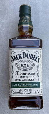 7 Flaschen Jack Daniel's Tennessee Straight Rye Whiskey 70 cl 45% vol USA