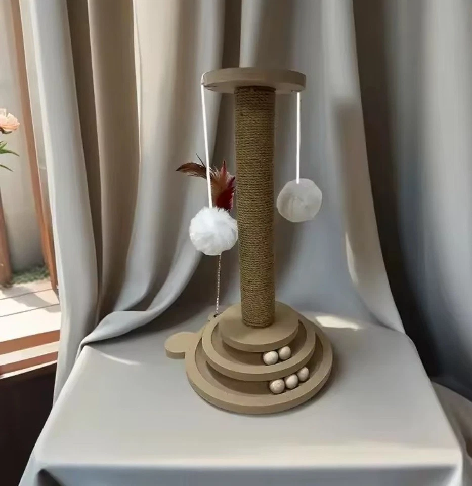 Trixie Tronco Graffi Livia Taupe  per Cani E Gatti, Ottima,Robusta  - Immagine 4 di 4