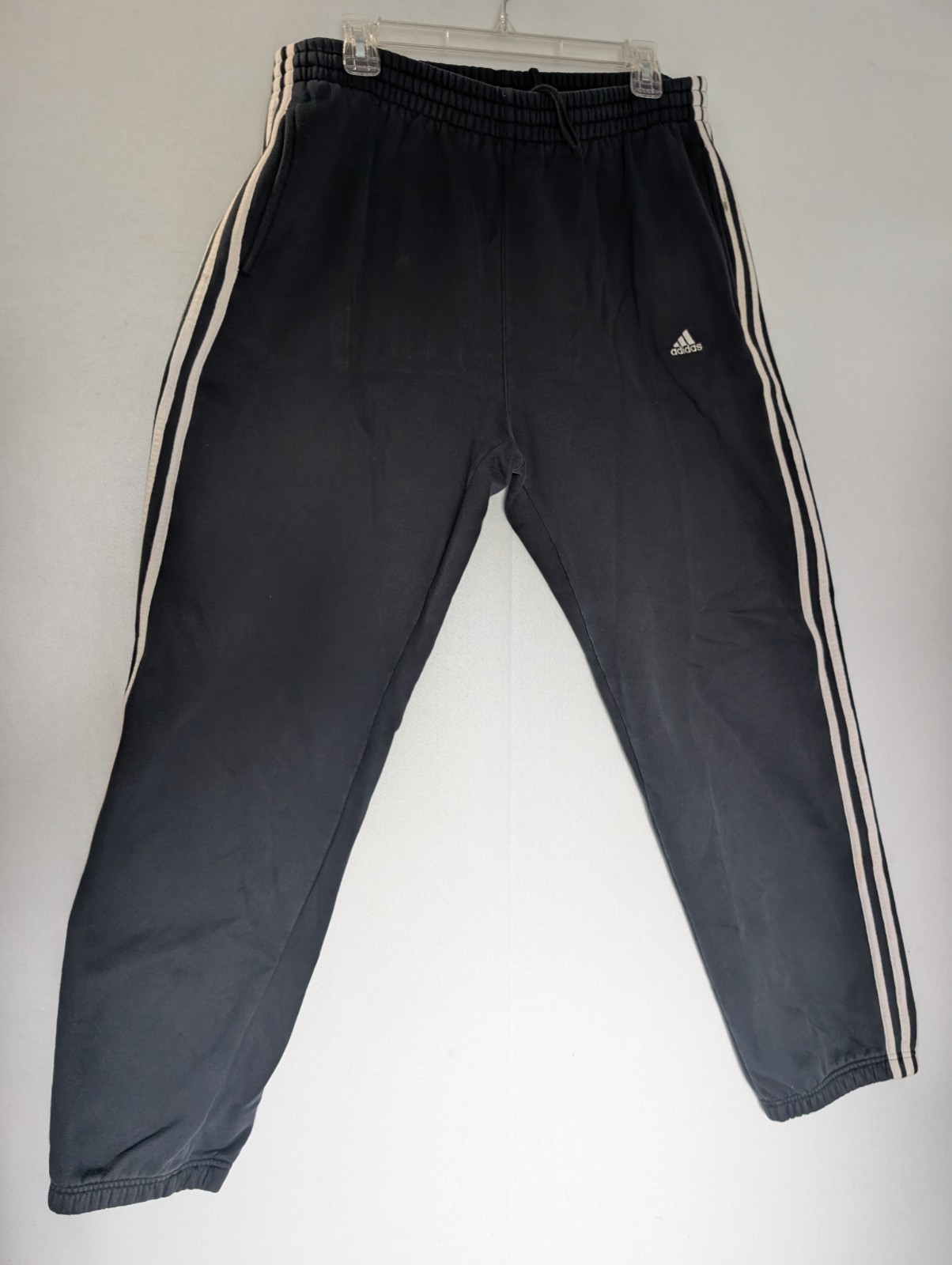 Vintage Adidas Track Pants Mens XL Navy Soccer Y2K 2004 Drawstring Rare image 3