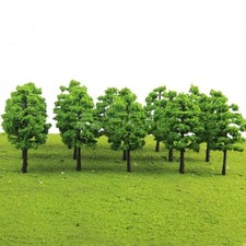 20x Model Trees For Train Railroad Wargame Scenery Landscape Scale 1:100 Toy
