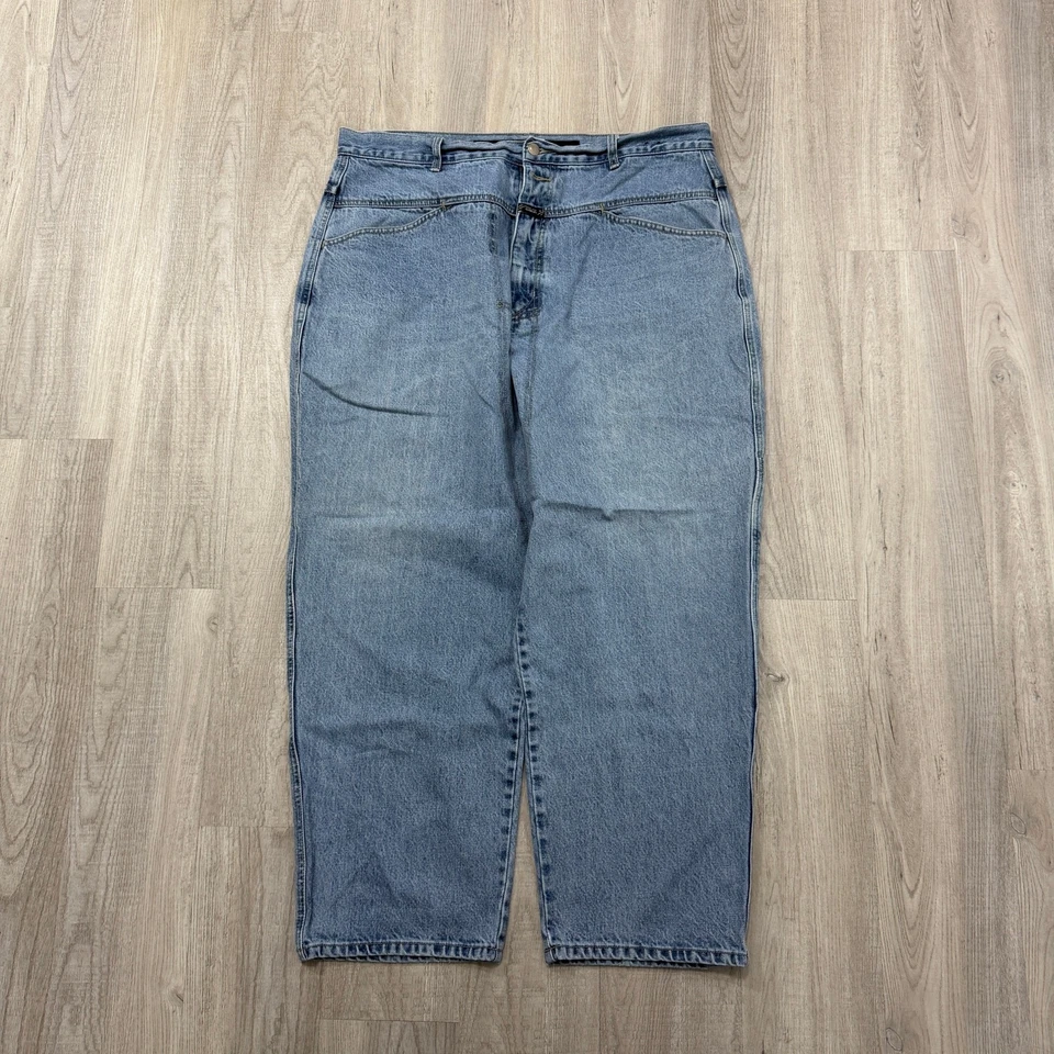 Vintage Marithe Francois Girbaud Jeans Men's 38 (Fits 38x30) Baggy Wide Leg 90s - Image 2 of 4