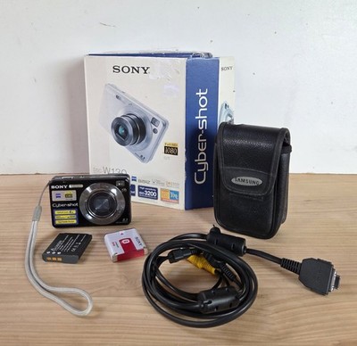 Sony Cyber-shot DSC-W130 Compact Camera 8.1MP Black Super SteadyShot