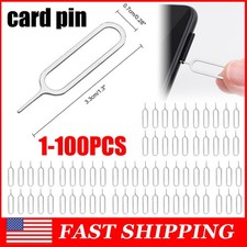 Sim Card Tray Removal Ejector Pin Tool Remover for iPhone Samsung Phones Lot