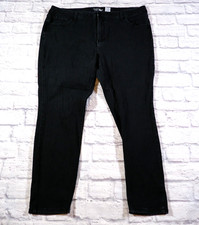Time and Tru High Rise Skinny Black Denim Womens Jeans 20