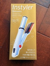 Instyler Shinyplus Rotating Curling Iron Hair Straightener Curler Brush