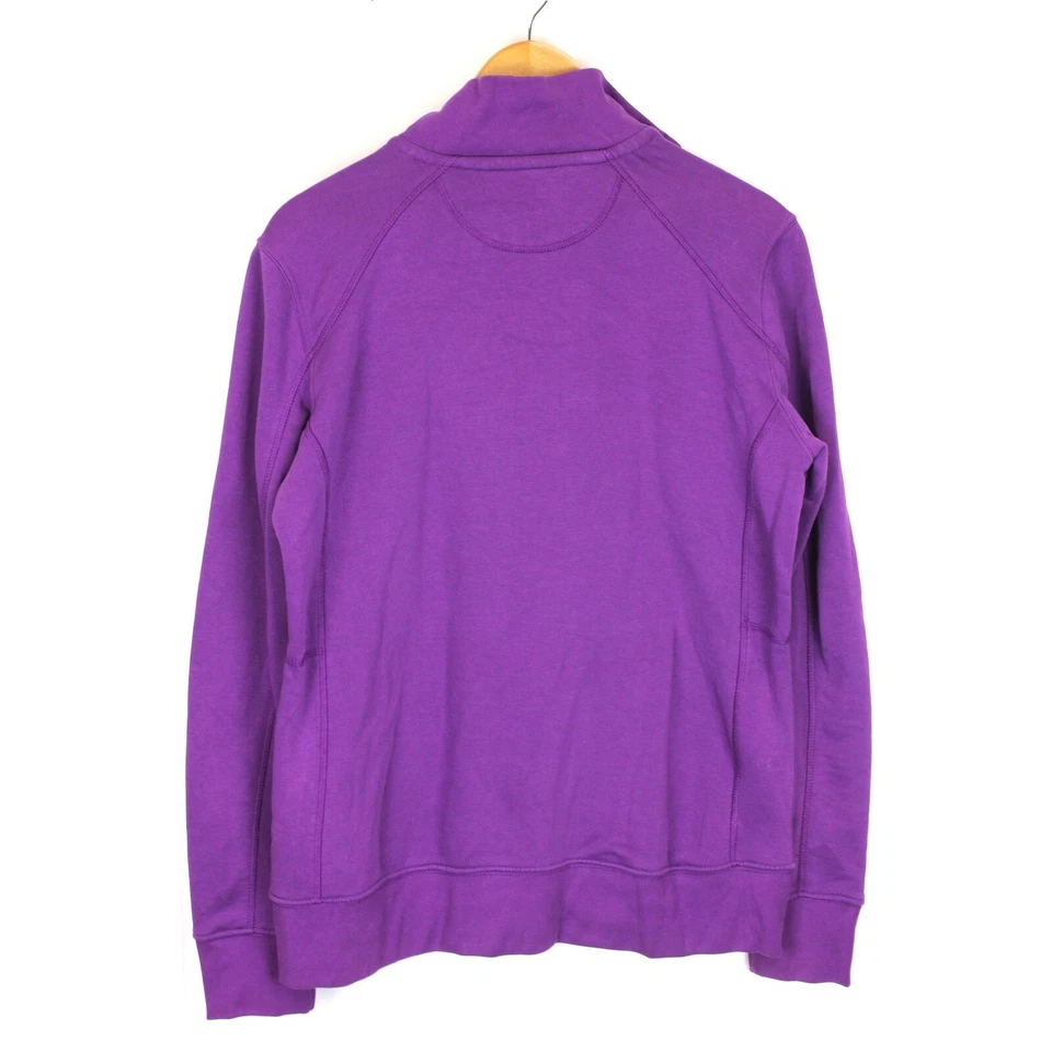 Pull femme Engelbert Strauss taille XL coton polyester full zip violet - Photo 2/4