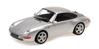 Minichamps Porsche 911 (993) Silver 1993 1/18 Sammlermodell Metallmodell