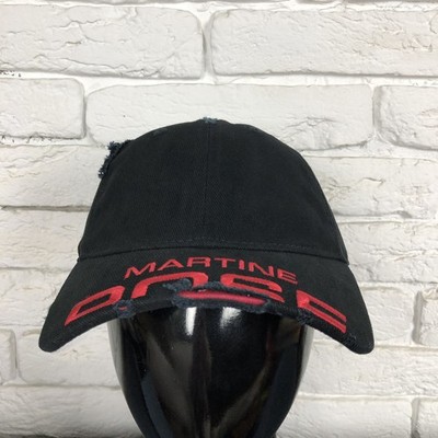 Martine Rose Cut Peak Black Cap Hat | eBay