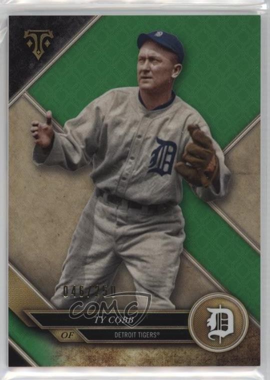 2017 Topps Triple Threads Emerald /250 Ty Cobb #75 HOF 1qe0