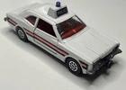 Corgi Ford Cortina GXL Police Car 402 Black/Pink Stripes Vintage Diecast 1972-77
