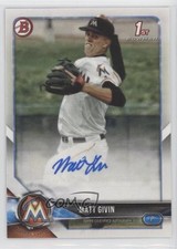 2018 Bowman Prospect Auto Matt Givin #PA-MG Auto 0st9