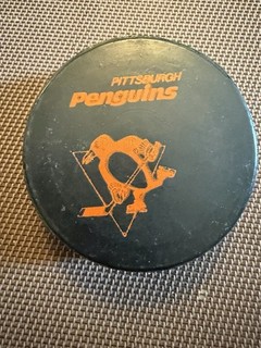 Vintage Pittsburgh Penguins Puck