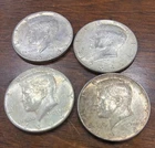 4 1964 Kennedy Silver Half Dollars