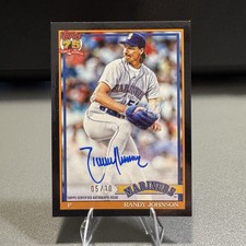 RANDY JOHNSON 2026 Topps Series 1 1991 On Card Auto 5/10 Seattle Mariners