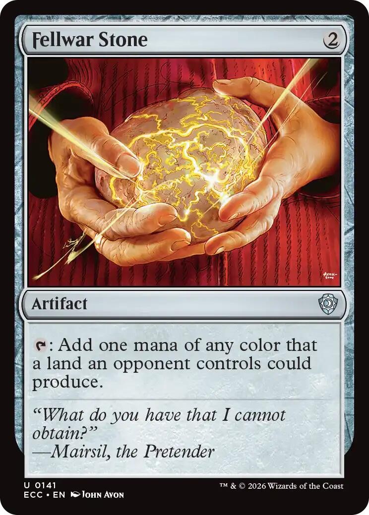Fellwar Stone - 141 - NM - Commander: Lorwyn Eclipsed