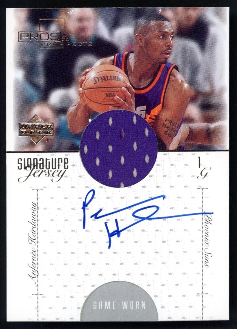 Upper Deck Anfernee Hardaway Basketball Autographed Sports Trading
