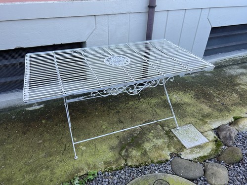 Tavolo Da Giardino In Ferro Battuto - Foto 2 di 10