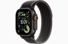 Apple Watch Ultra 3 5G 49mm Étui Titane Noir Bracelet Trail Loop Noir Cendre