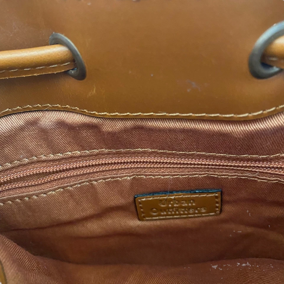 Urban Outfitters Mujer Cartera Bolso de Hombro Mini Lona Cuero Vegano Foto 2 de 4